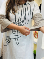 Chic Dual tone -cotton frock