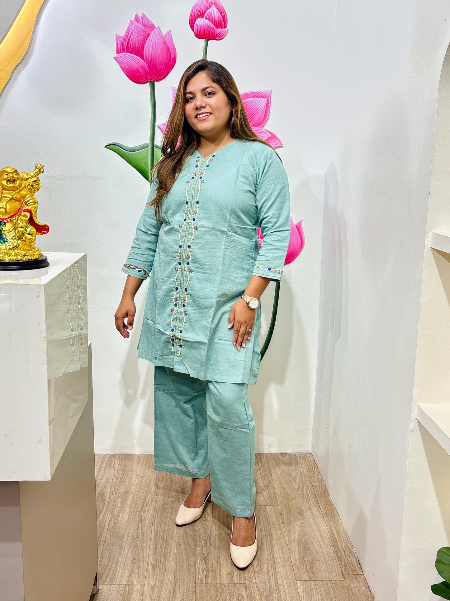 Mint Melody Co-ord Set #2835