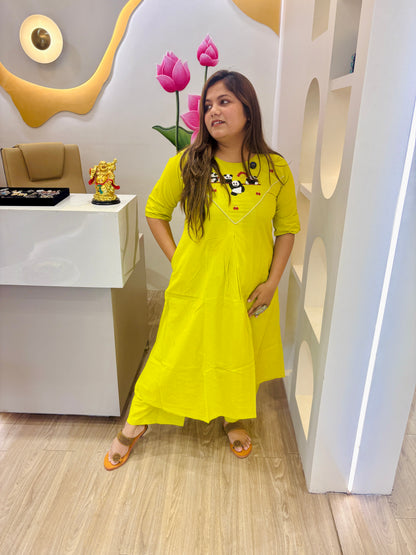 Classy liril cotton kurta set #2663