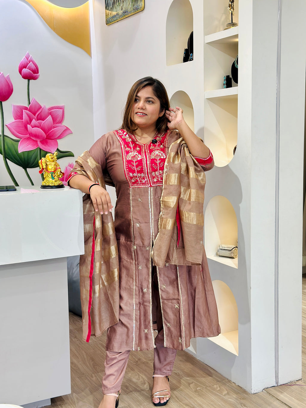 Mocha Royale Dress