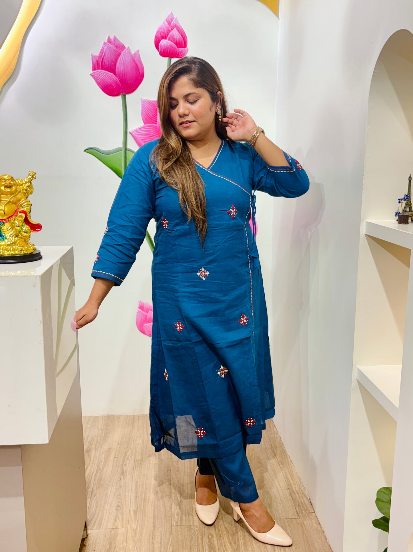 Shanvi Royal Blue Kurta-set #2841