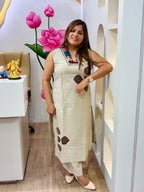 Soft Sand Printed Cotton Set