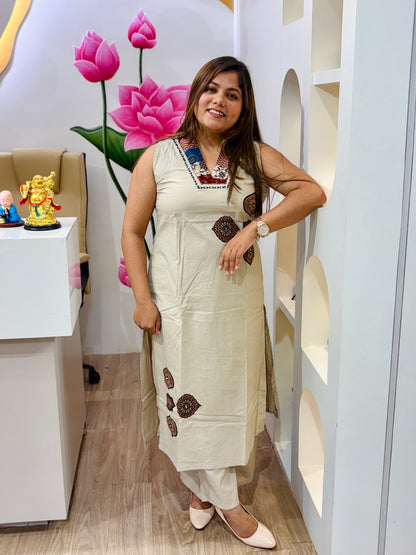 Soft Sand Printed Cotton Set #2822