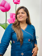 Shanvi Royal Blue Kurta Set