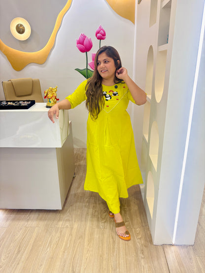 Classy liril cotton kurta set #2663