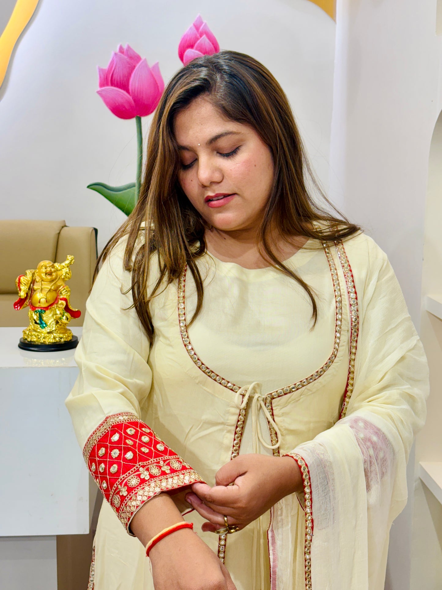 Classic Cream Festive Suit #2788