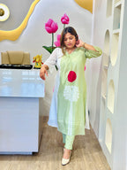 Lotus Aura Green Kurta Set