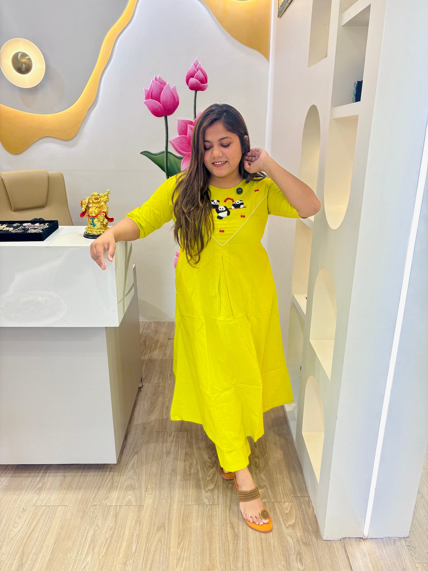 Classy liril cotton kurta set #2663