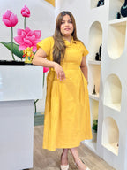 Daisy Yellow Cotton Frock