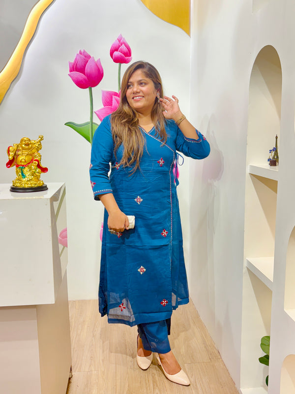 Shanvi Royal Blue Kurta-set #2841