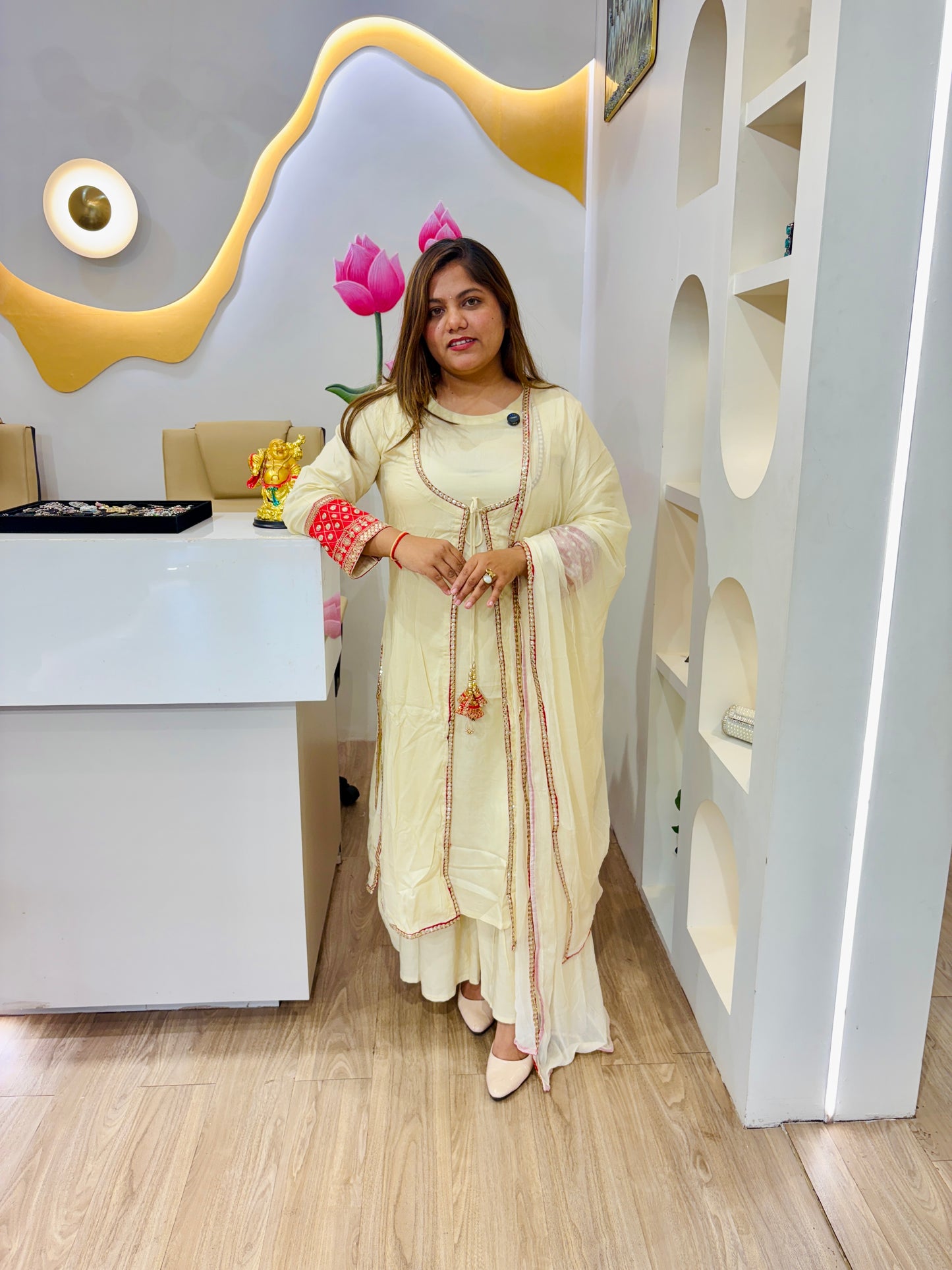 Classic Cream Festive Suit #2788