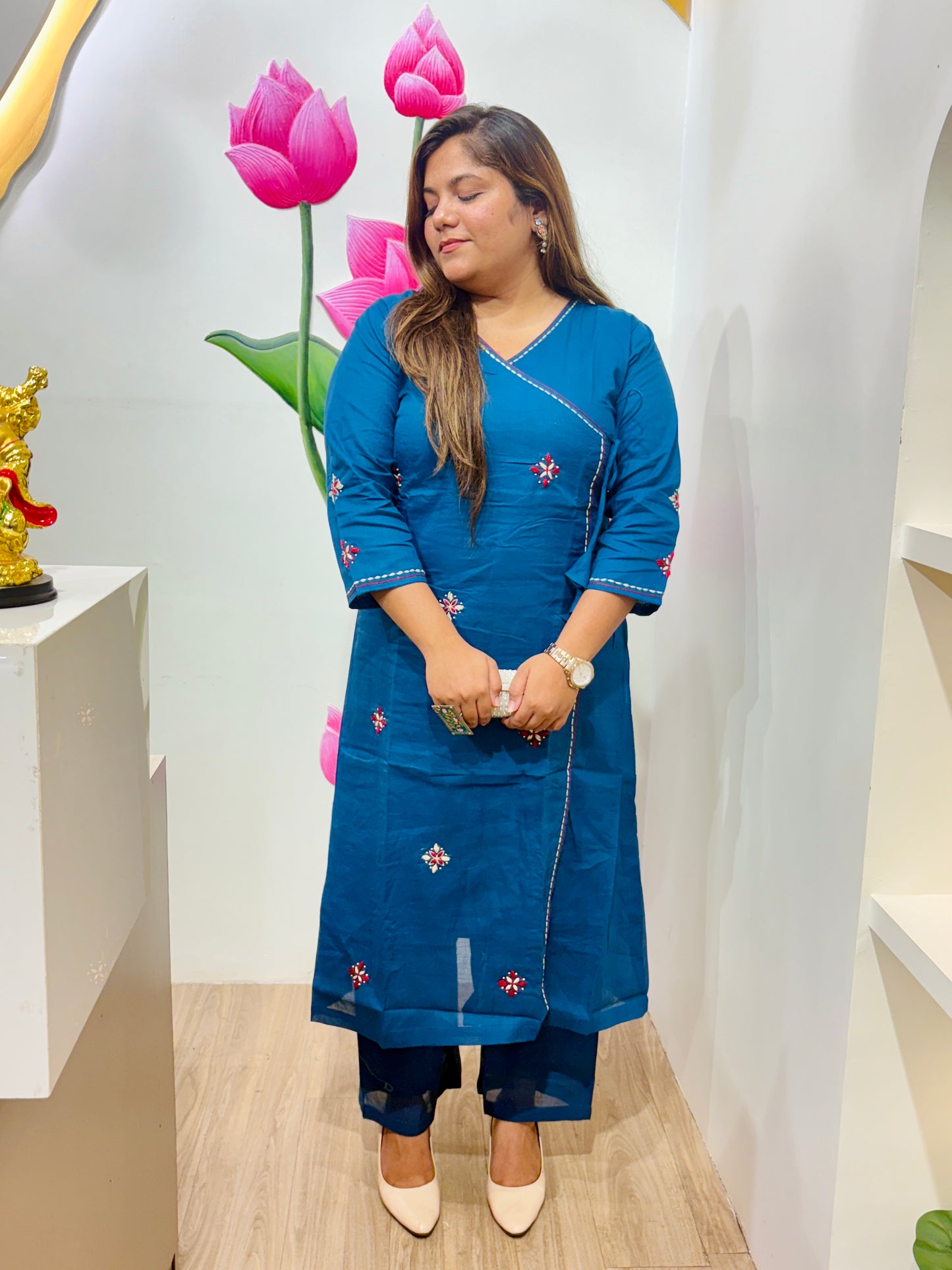 Shanvi Royal Blue Kurta-set #2841