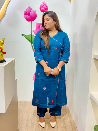 Shanvi Royal Blue Kurta-set #2841