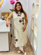 Soft Sand Printed Cotton Set