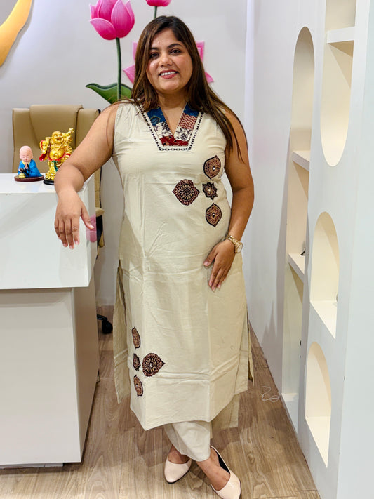 Soft Sand Printed Cotton Set #2822