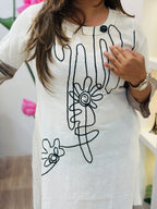 Chic Dual tone -cotton frock