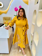 Mustrad charming -cotton frock