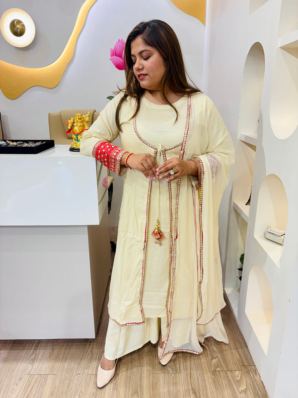 Classic Cream Festive Suit #2788