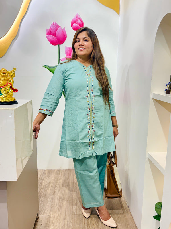 Mint Melody Co-ord Set #2835