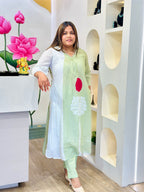 Lotus Aura Green Kurta Set