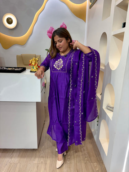 Plum Elegance Dress #2733