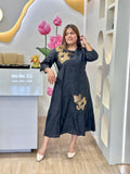 Black Royal Sequin Frock