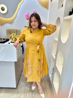 Mustrad charming -cotton frock