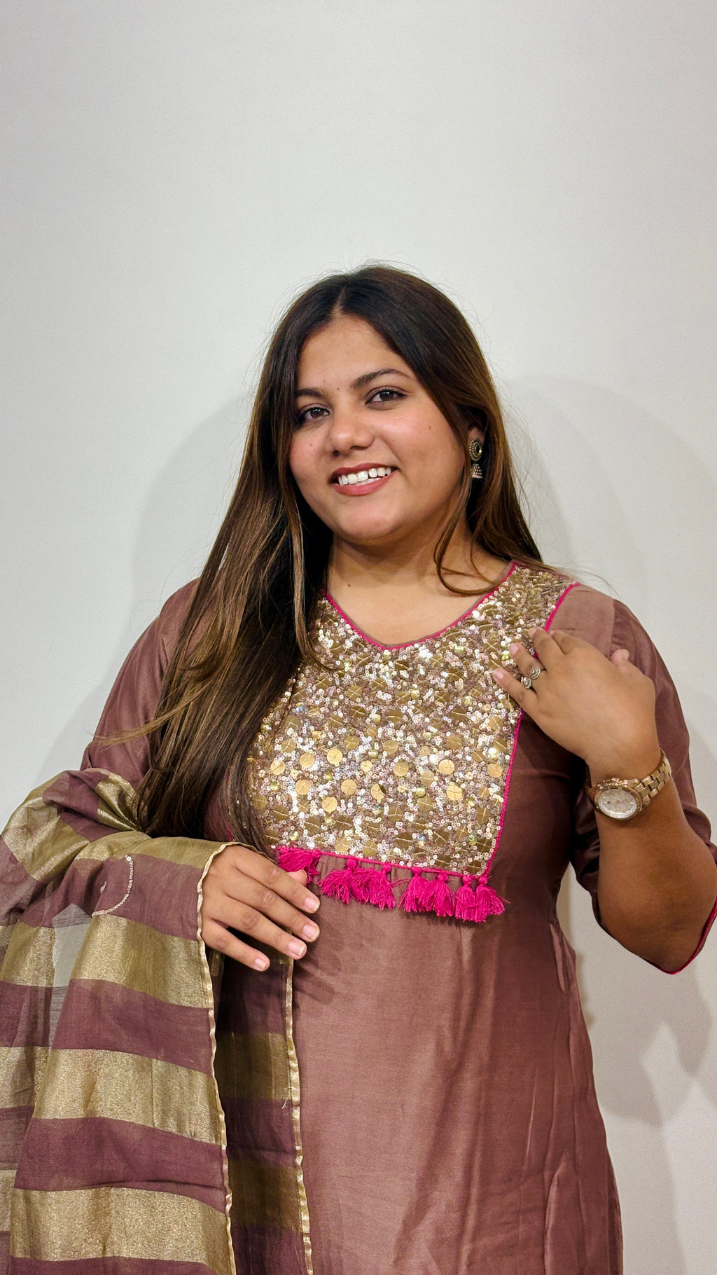 Mocha Charm Suit Set