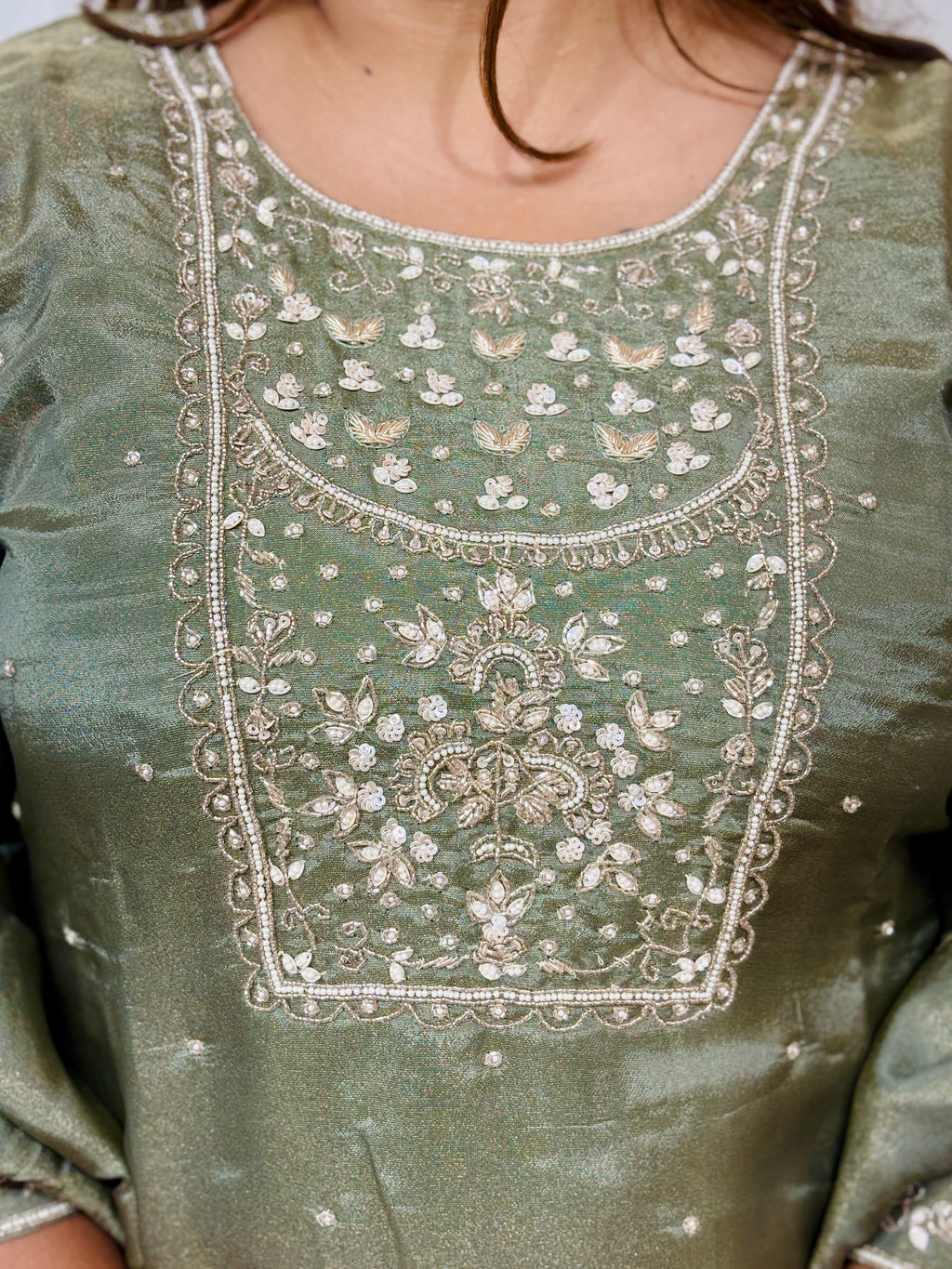 Olive Glow Suit Set