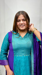 Vihana Premium Mul Chanderi Ensemble