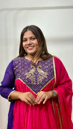 Meher Banarasi Mul Chanderi Suit Set with Dupatta