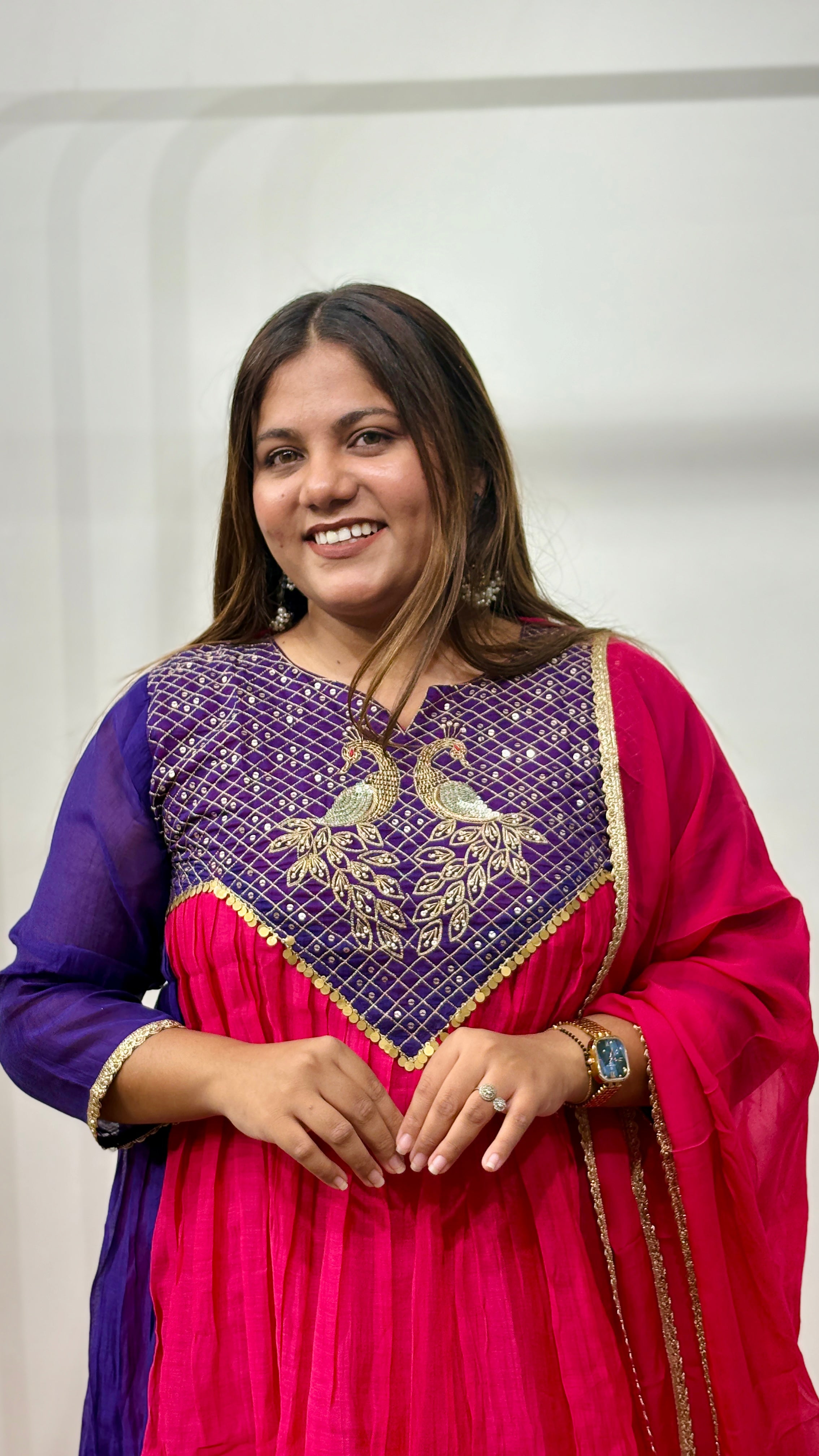 Meher Banarasi Mul Chanderi Suit Set with Dupatta