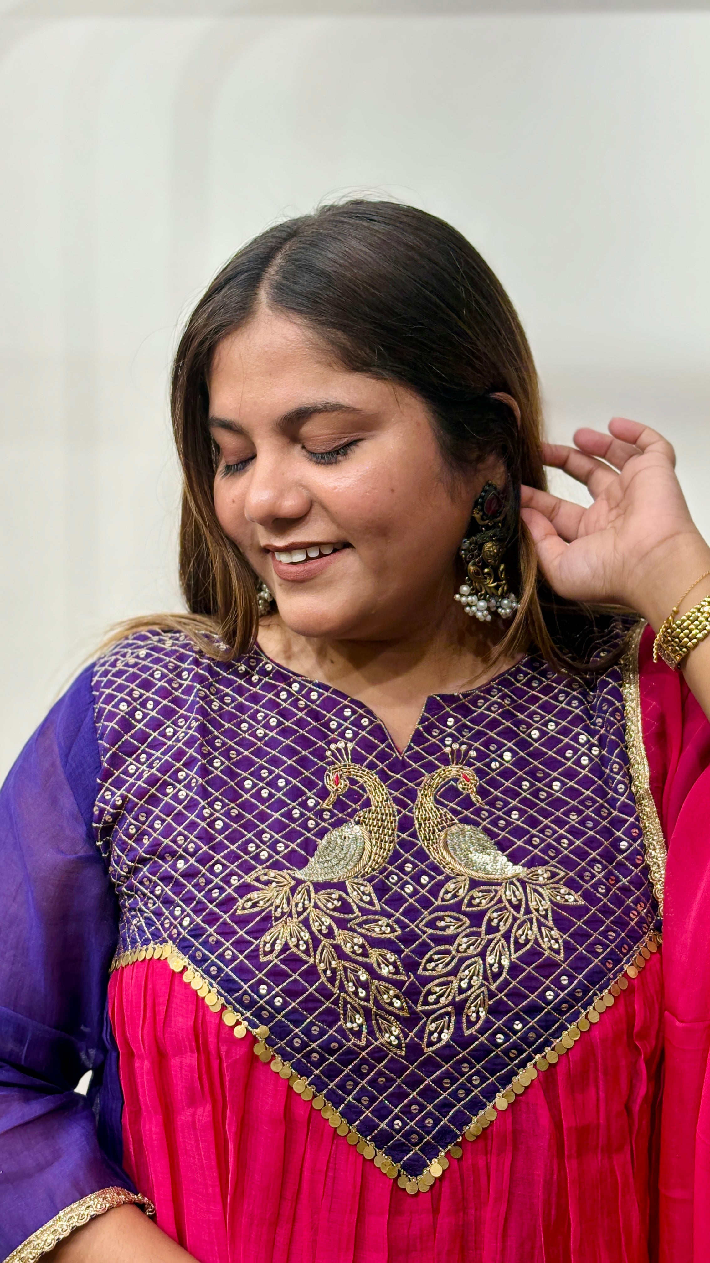Meher Banarasi Mul Chanderi Suit Set with Dupatta