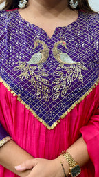 Meher Banarasi Mul Chanderi Suit Set with Dupatta
