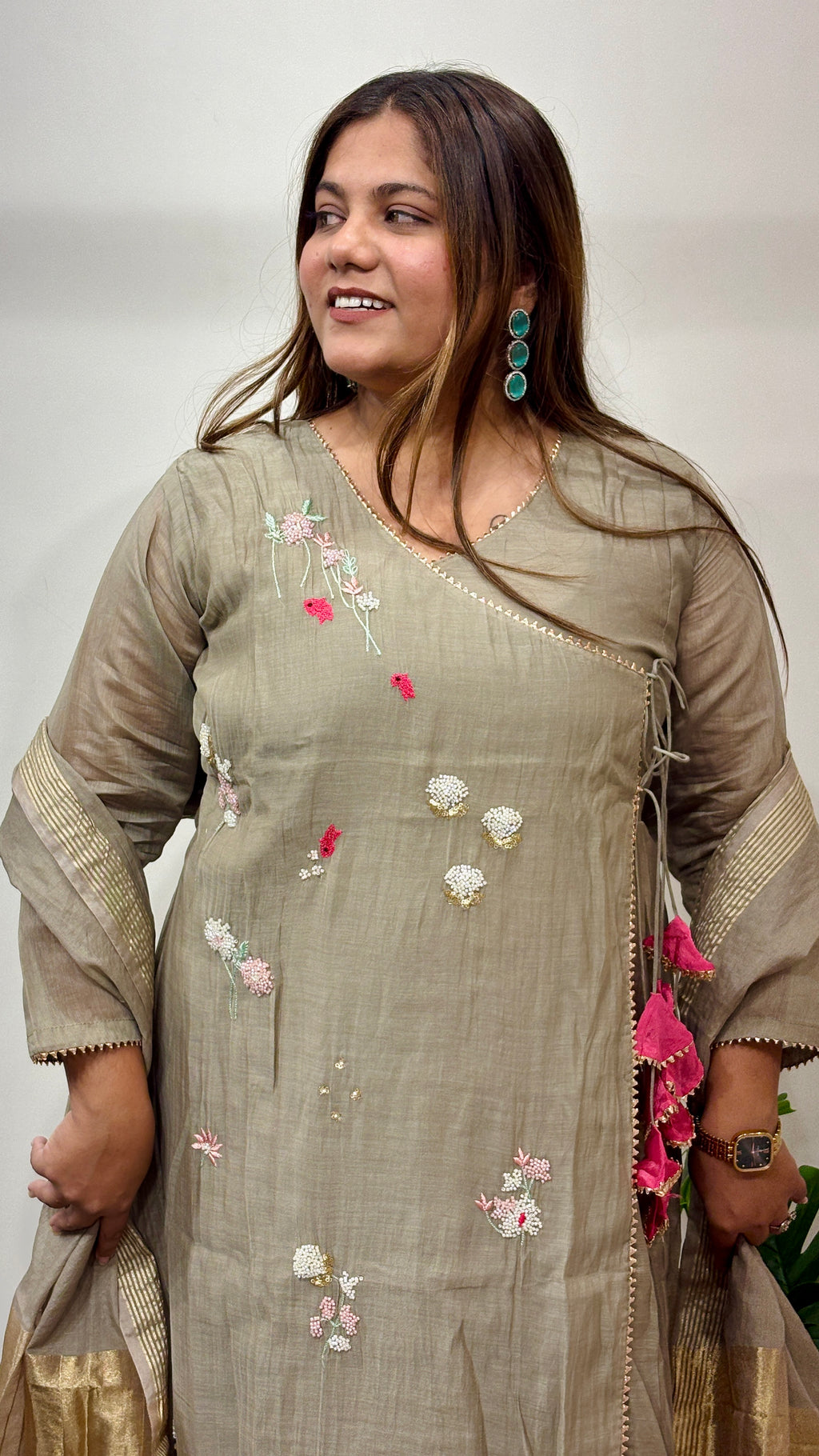 Aabha Premium Mul Chanderi Ensemble
