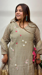 Aabha Premium Mul Chanderi Ensemble