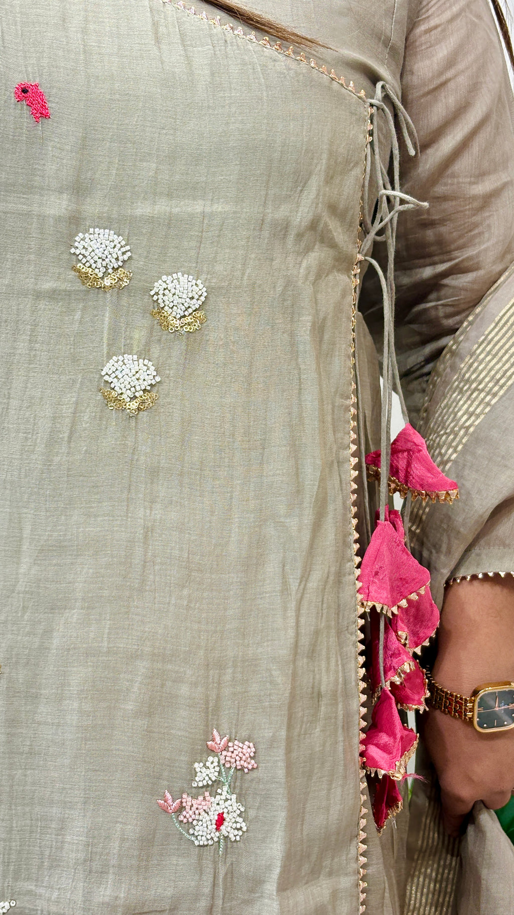 Aabha Premium Mul Chanderi Ensemble