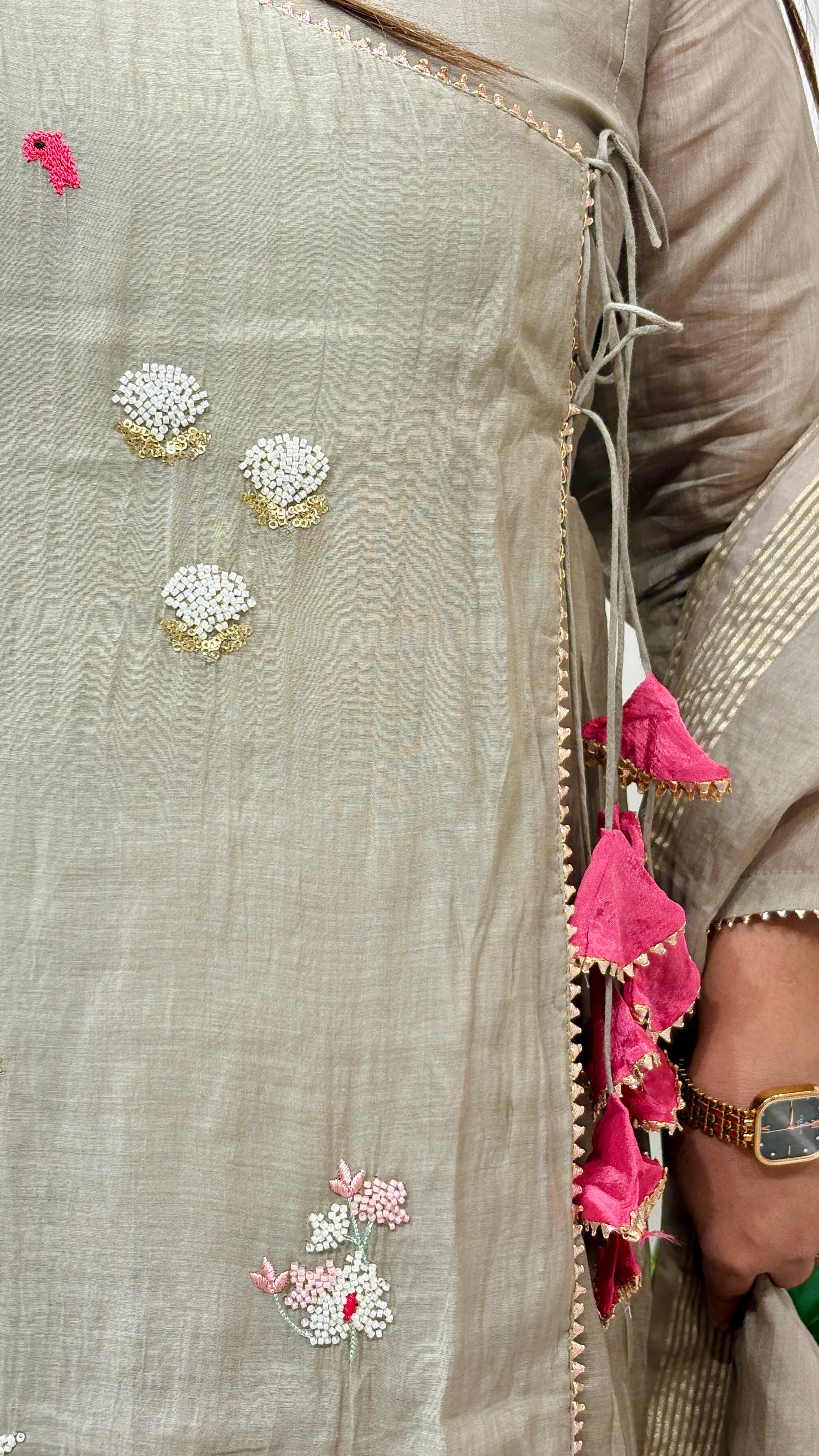 Aabha Premium Mul Chanderi Ensemble