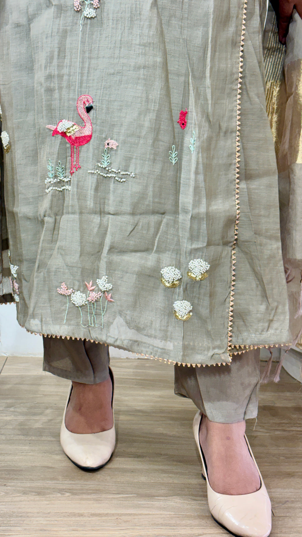 Aabha Premium Mul Chanderi Ensemble