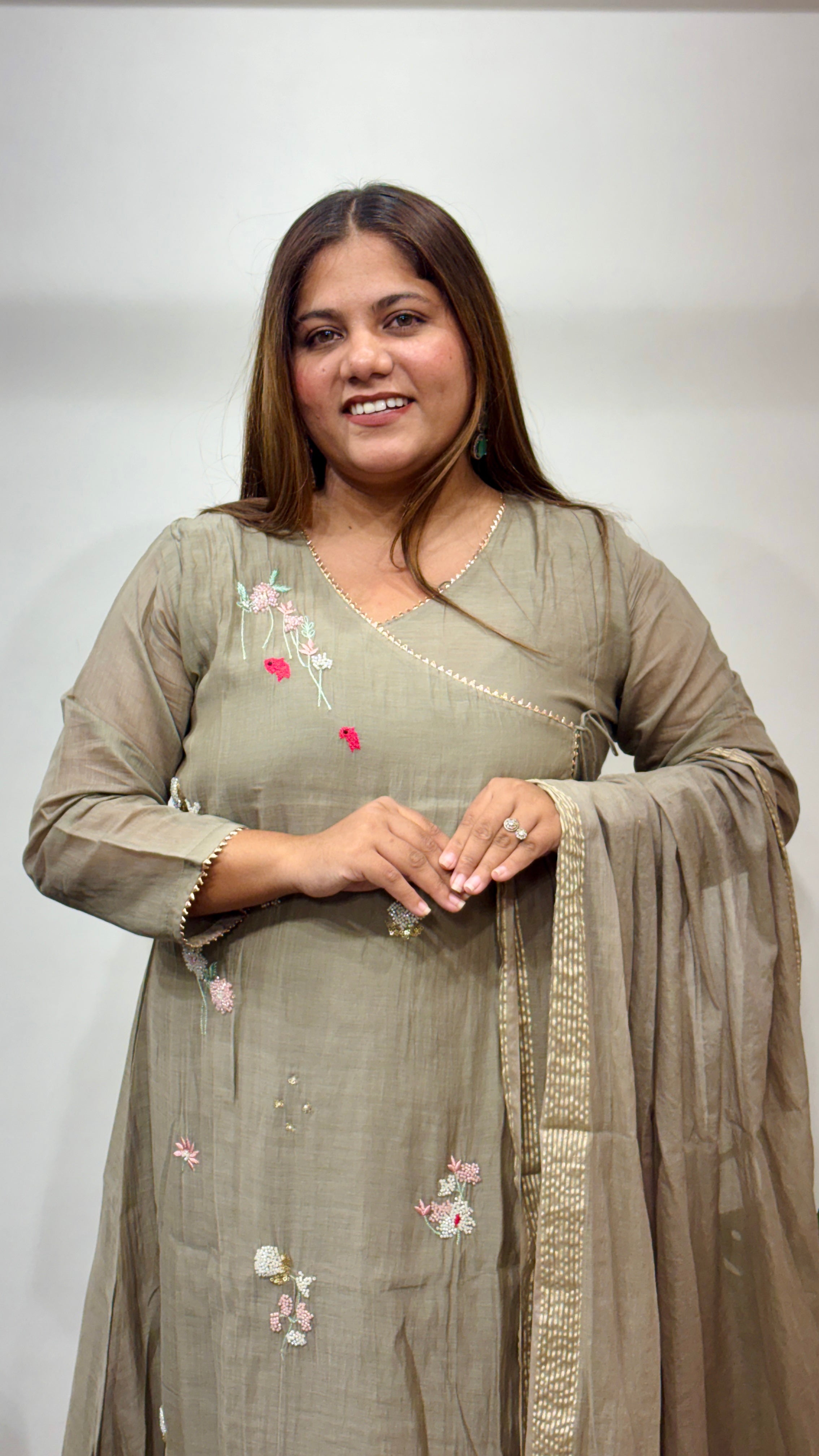 Aabha Premium Mul Chanderi Ensemble