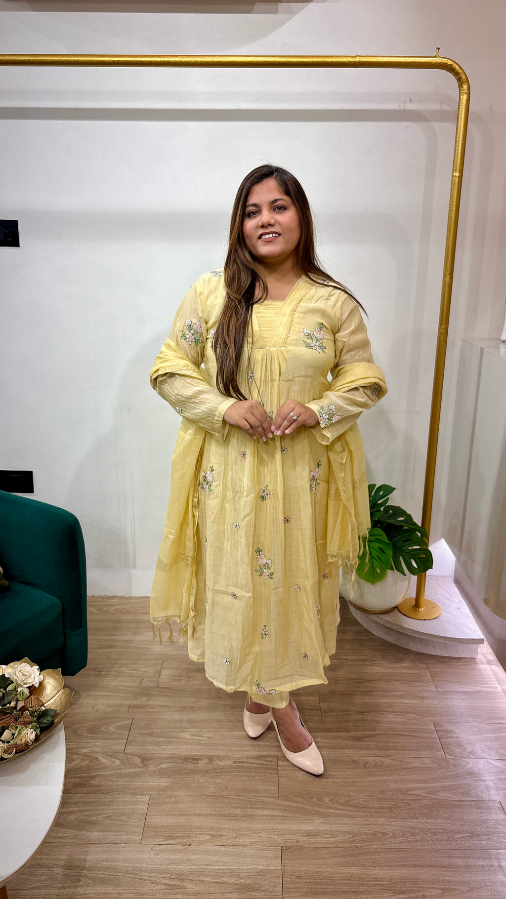 Noorika Premium Mul Chanderi Ensemble