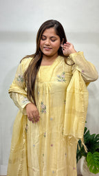 Noorika Premium Mul Chanderi Ensemble