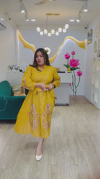 Mustrad charming -cotton frock