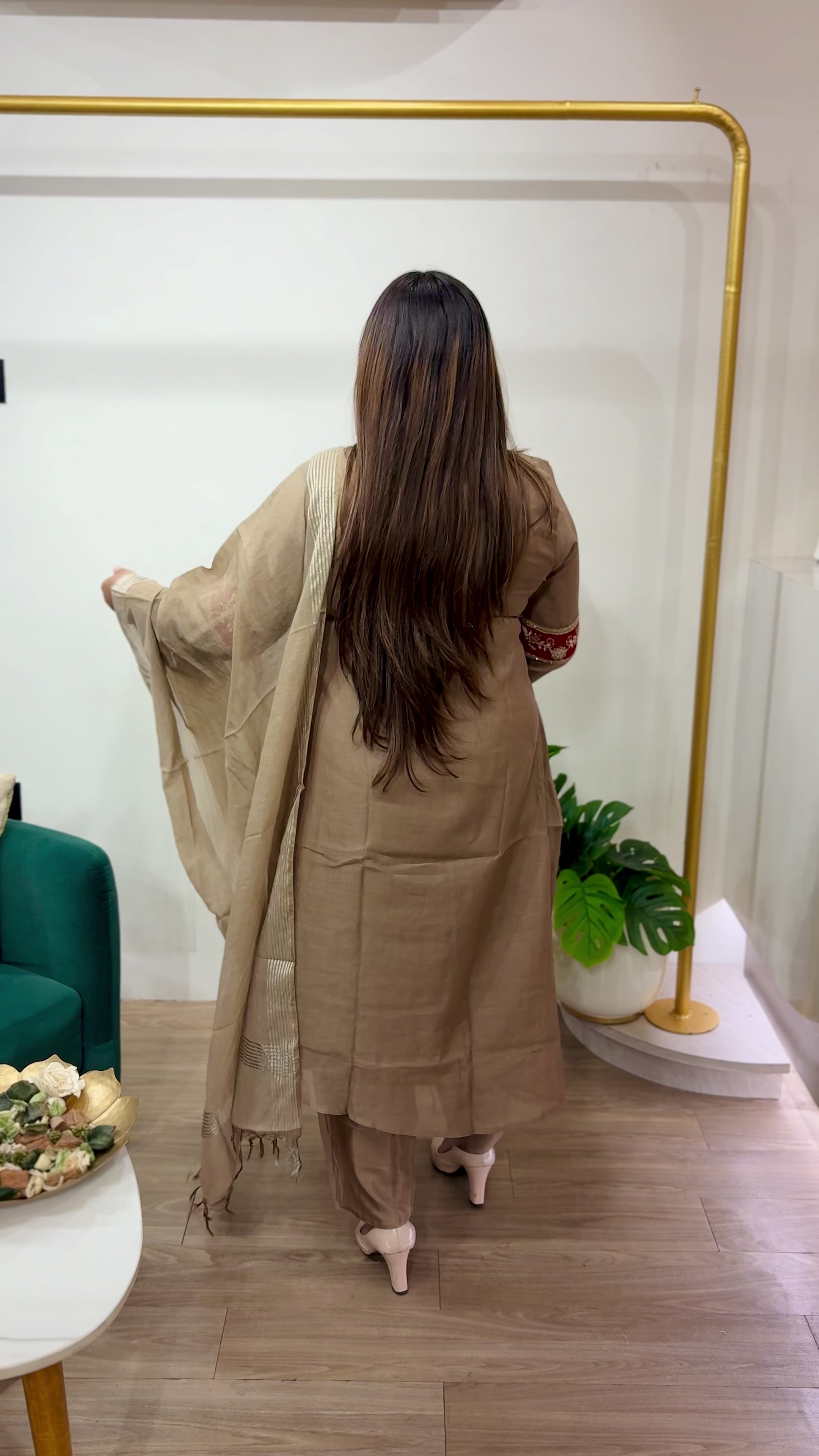 Premium Mul Chanderi Ensemble